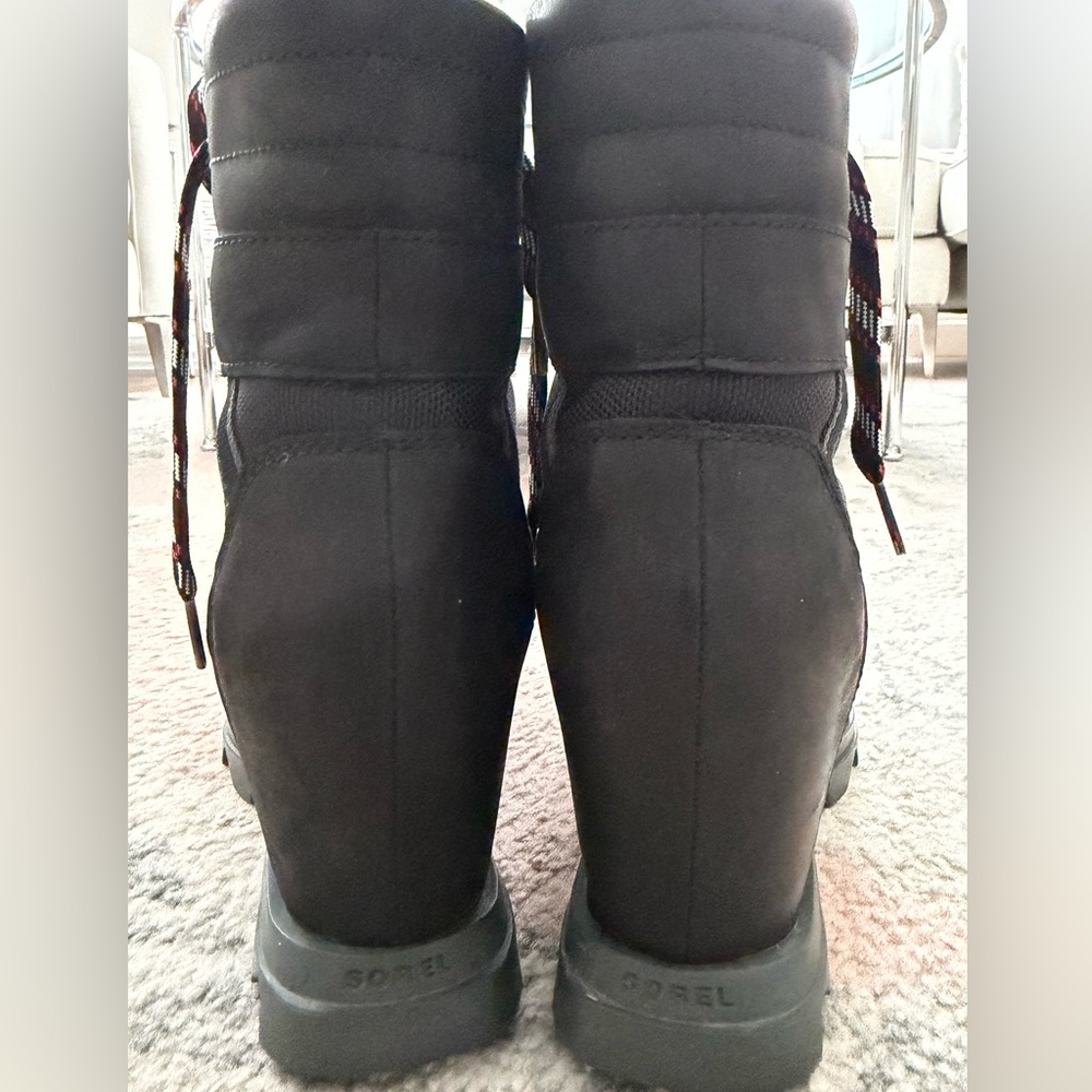 SOREL Joan of Arctic Waterproof Wedge III Lexie Lace-Up Bootie - Picture 6 of 8